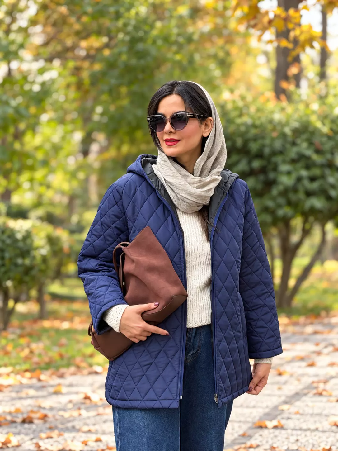 کاپشن زنانه کلاهدار آستردار ونوس